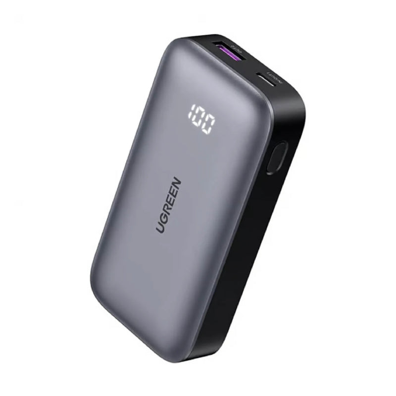 UGREEN PB502 Nexode Two-Way Fast Charging Power Bank - 10,000mAh / 30W / USB-C / USB-A / Grey