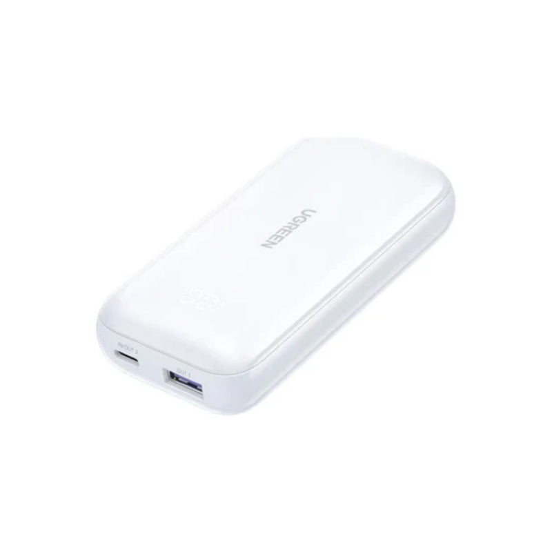 UGREEN PB501 30W Two-Way Fast Charging Power Bank - 10,000mAh / 30W / USB-C / USB-A / White