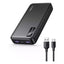 UGREEN Power Bank with Built-in USB-C Connector - 20,000mAh / 20W / USB-C / USB-A / Black