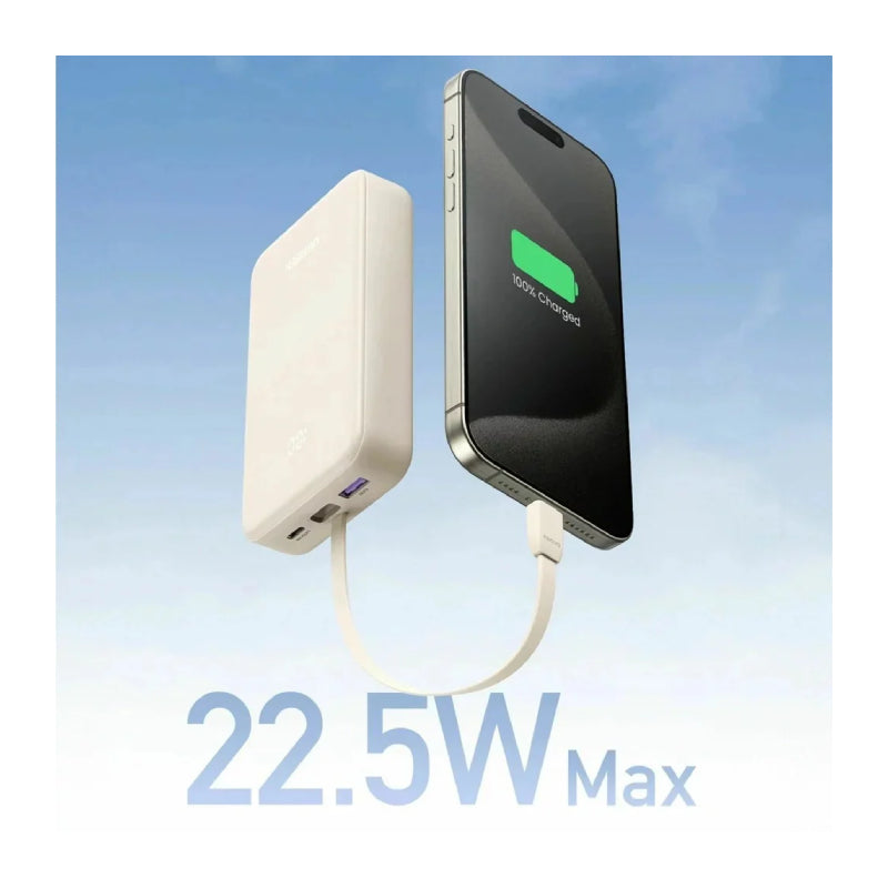 UGREEN Two-Way Fast Charging Power Bank - 20,000mAh / 22.5W / USB-C / White