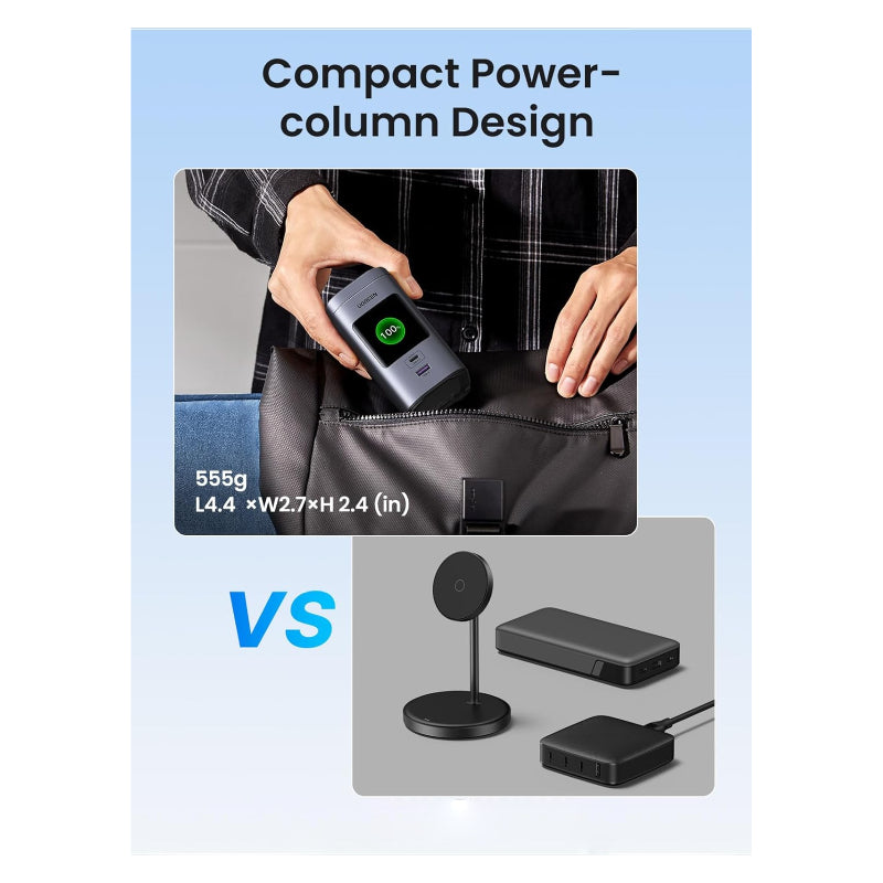 UGREEN Nexode Power Bank - 20,000mAh / 145W / USB-C / USB-A / Space Grey