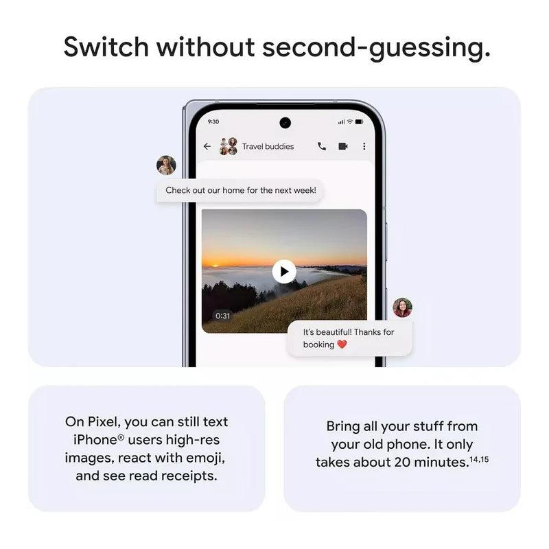 Google Pixel 10 Pro Fold - 6.4" Foldable LTPO OLED / 16GB / 512GB / 5G / Moonstone - Mobile