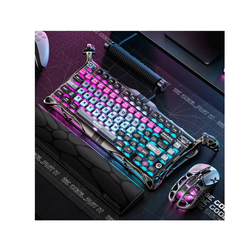 GravaStar Mercury V75 Pro 75% Hall Effect Magnetic Switch Gaming Keyboard - Cyberpunk