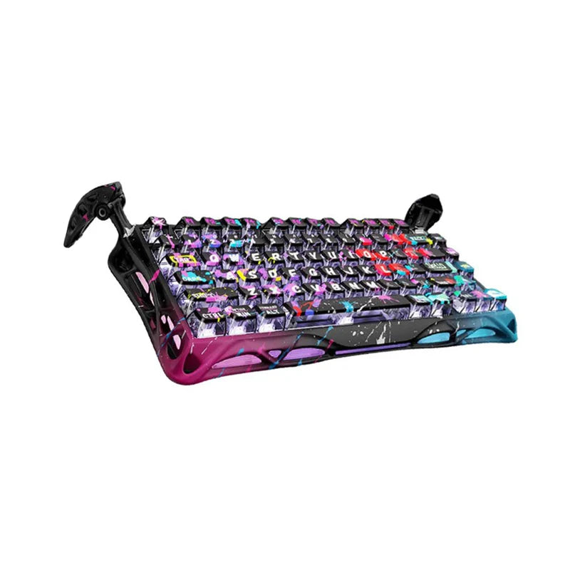 GravaStar Mercury V75 Pro 75% Hall Effect Magnetic Switch Gaming Keyboard - Neon Graffiti