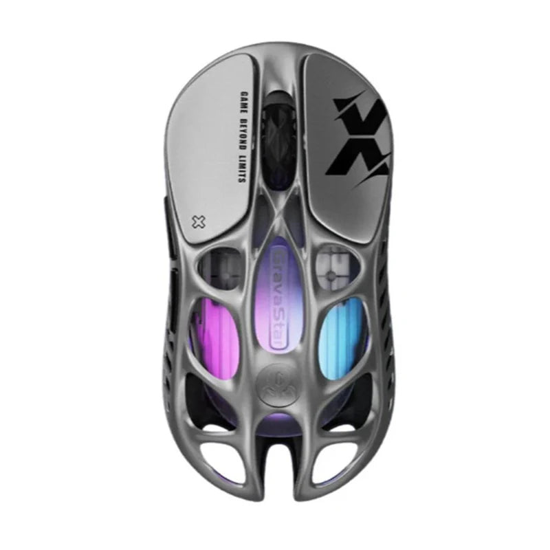 GravaStar Mercury X Wireless Gaming Mouse - Interstellar Silver