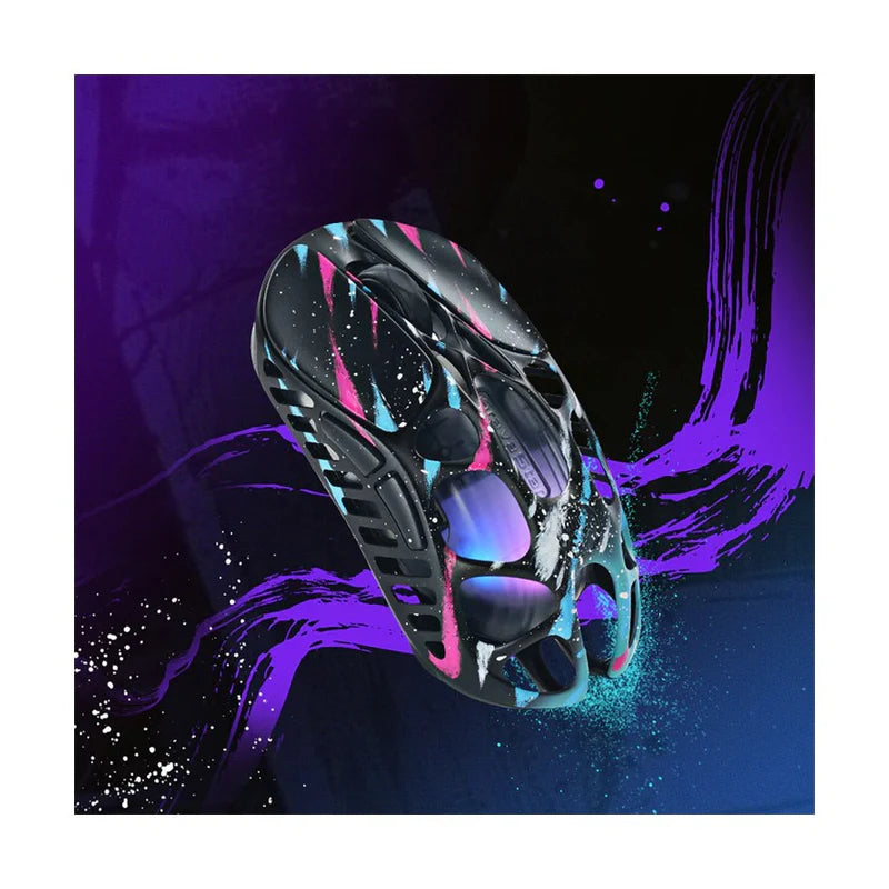 GravaStar Mercury X Pro Wireless Gaming Mouse with 8K Dongle Special Edition - Neon Graffiti