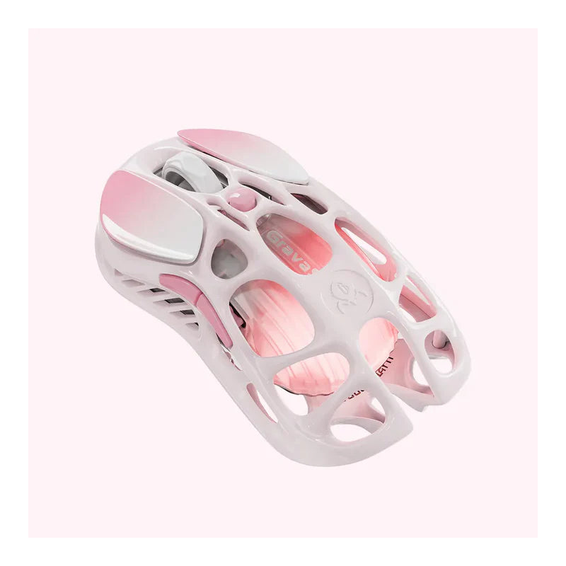 GravaStar Mercury M1 Pro Wireless Gaming Mouse - Sakura Pink