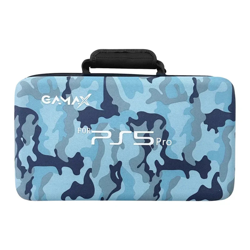 Bundle Offer - Sony PlayStation 5 Pro Digital Edition Console - 16GB / 2TB SSD / White + Gamax Storage Bag for PlayStation 5 Pro - Army Blue