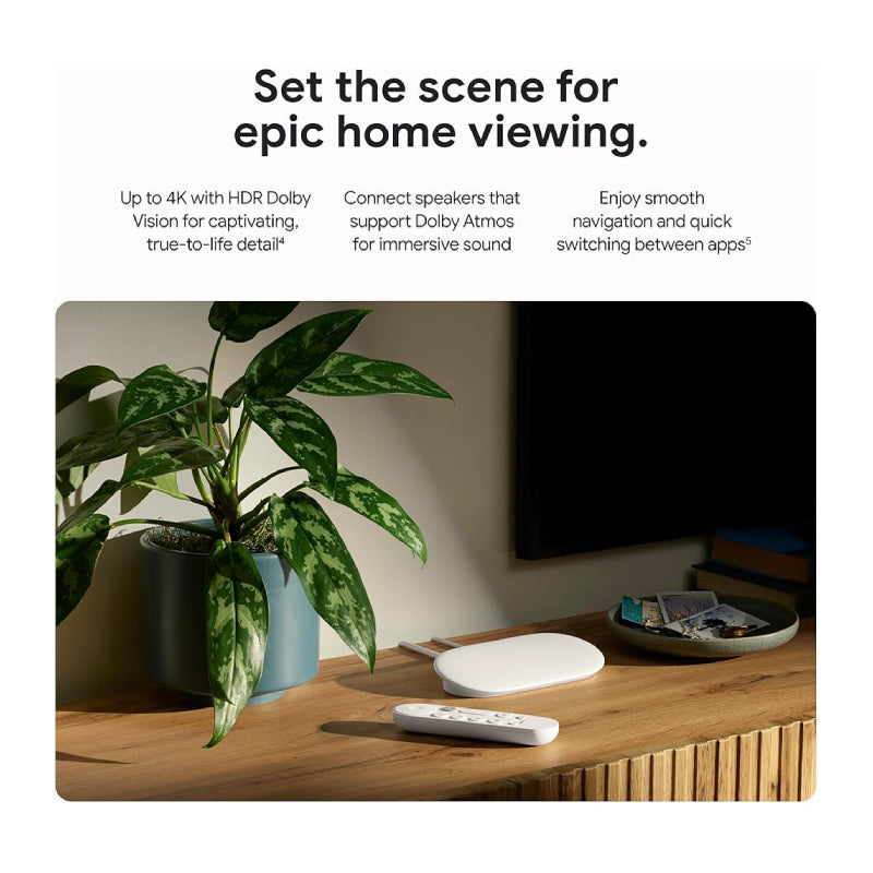 Google TV Streamer With Smart Home Control - 4K / 32GB / Hazel