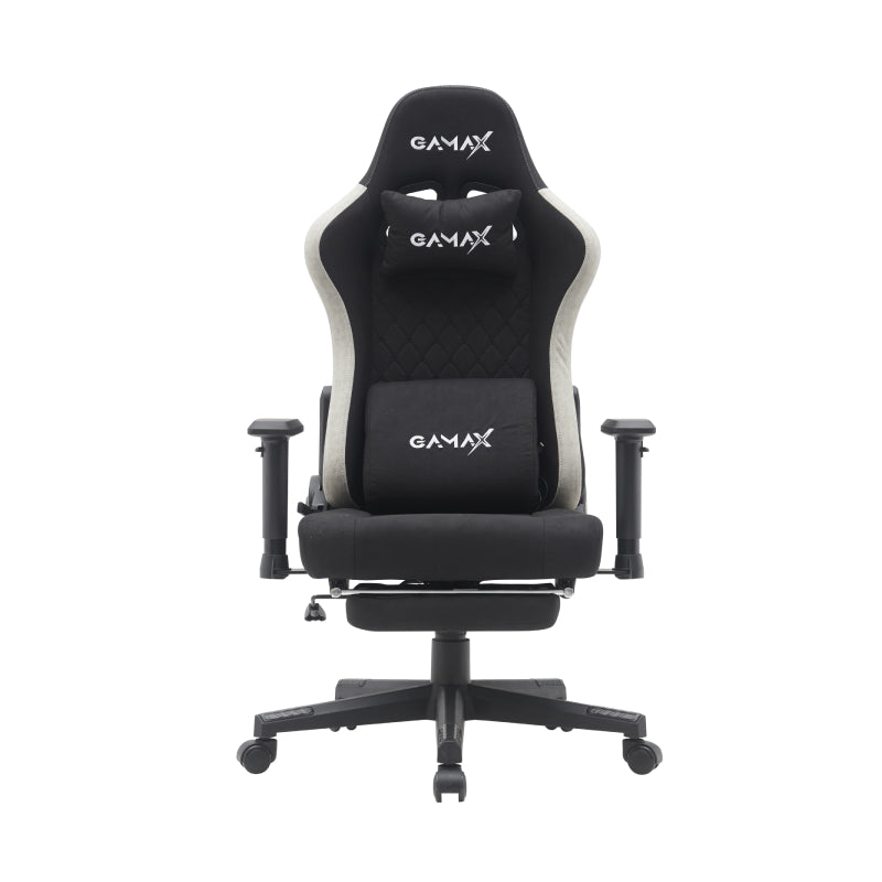 Gamax BS-7970 Gaming Chair with Foot Rest - Black