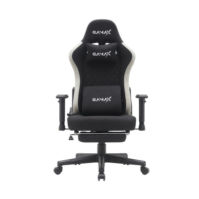 Gamax BS-7970 Gaming Chair with Foot Rest - Black