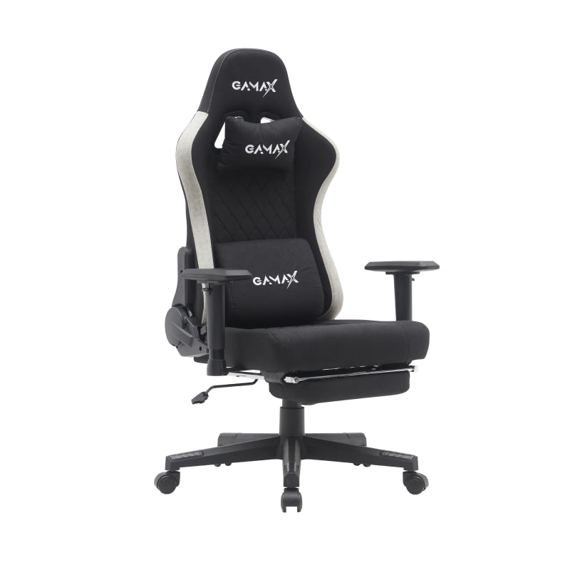 Gamax BS-7970 Gaming Chair with Foot Rest - Black