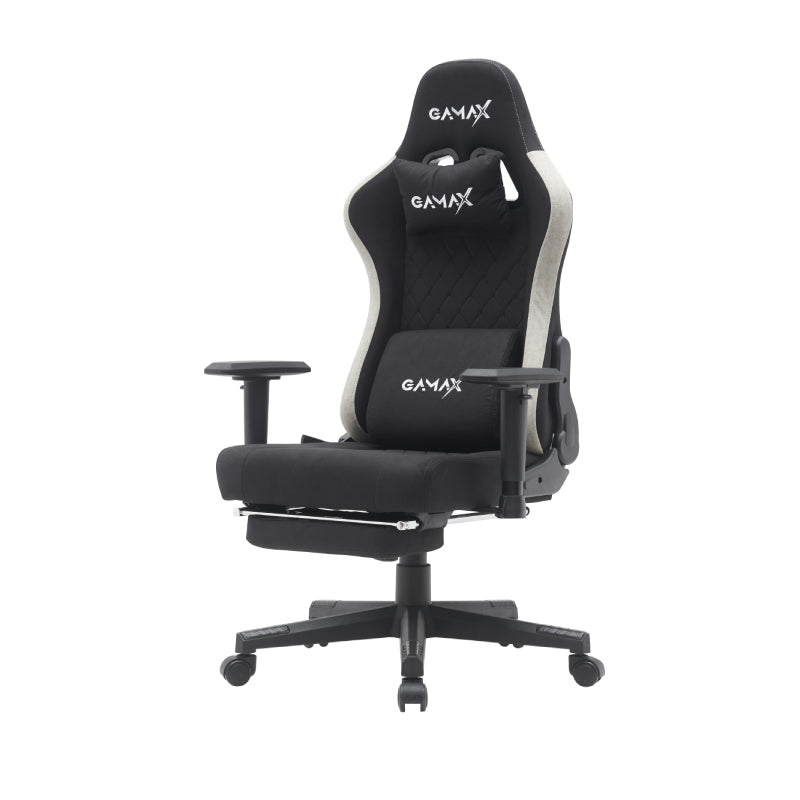 Gamax BS-7970 Gaming Chair with Foot Rest - Black