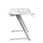 Gamax Z5-1160 (TD-03) Carbon Fiber Gaming Table with RGB Light & MousePad - RGB / White