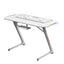 Gamax Z5-1160 (TD-03) Carbon Fiber Gaming Table with RGB Light & MousePad - RGB / White