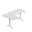 Gamax HY-L Gaming Table (L-Shaped) with MousePad - Left / White