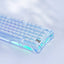 GravaStar Mercury K1 75% Wireless Mechanical Gaming Keyboard Special Edition - Ice Blue