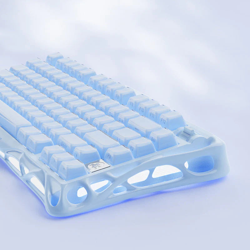 GravaStar Mercury K1 75% Wireless Mechanical Gaming Keyboard Special Edition - Ice Blue