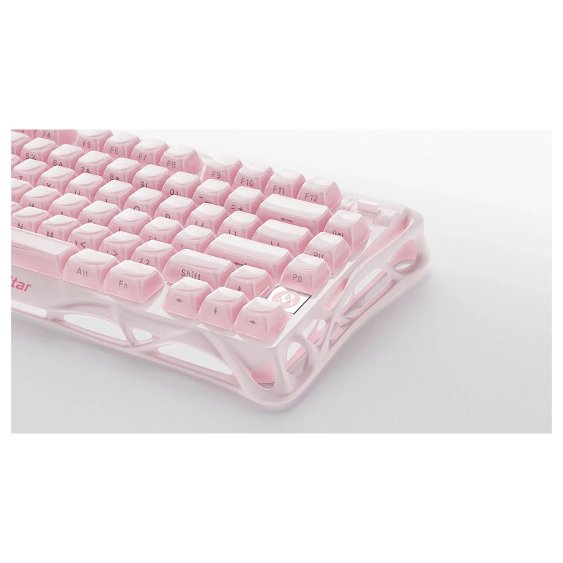 GravaStar Mercury K1 75% Wireless Mechanical Gaming Keyboard Special Edition - Sakura Pink