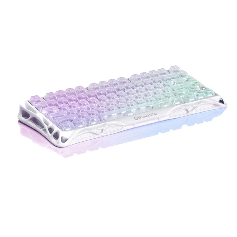 GravaStar Mercury K1 Lite 75% Wireless Mechanical Gaming Keyboard - Crystal Aurora