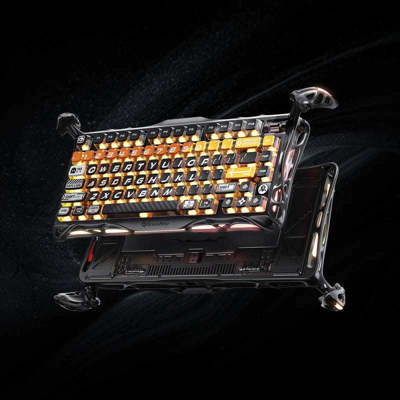GravaStar Mercury K1 Pro 75% Wireless Mechanical Gaming Keyboard - CyberFlare