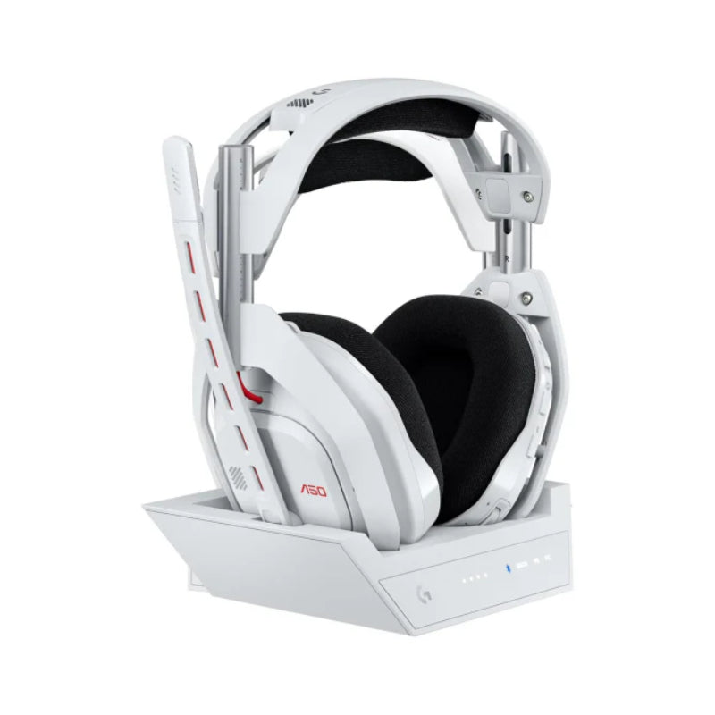 Logitech ASTRO A50 (Gen 5) LIGHTSPEED Gaming Headset With Base Station - Wireless / White