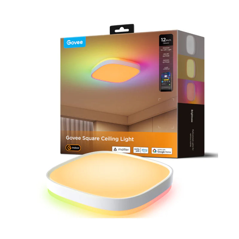 Govee Smart Square Ceiling Light - 30cm / RGBWW + RGBIC