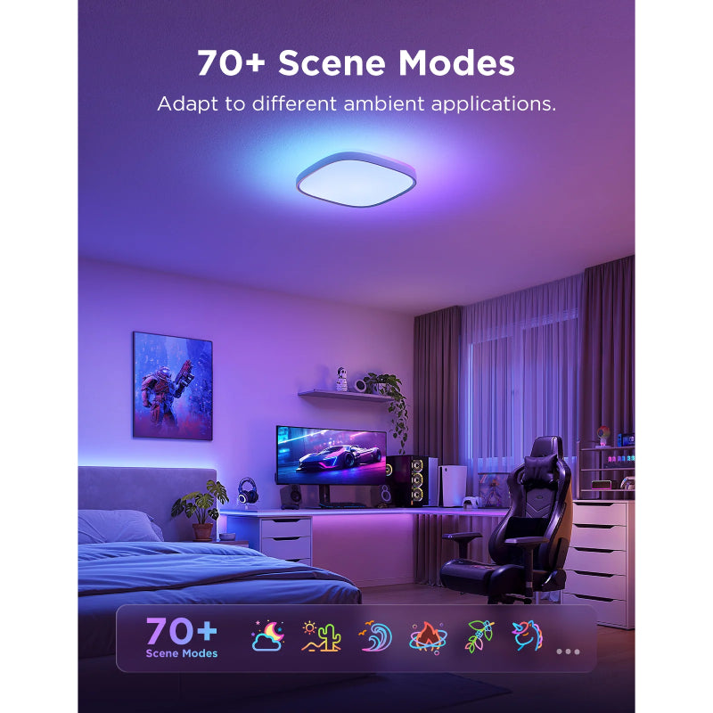 Govee Smart Square Ceiling Light - 30cm / RGBWW + RGBIC