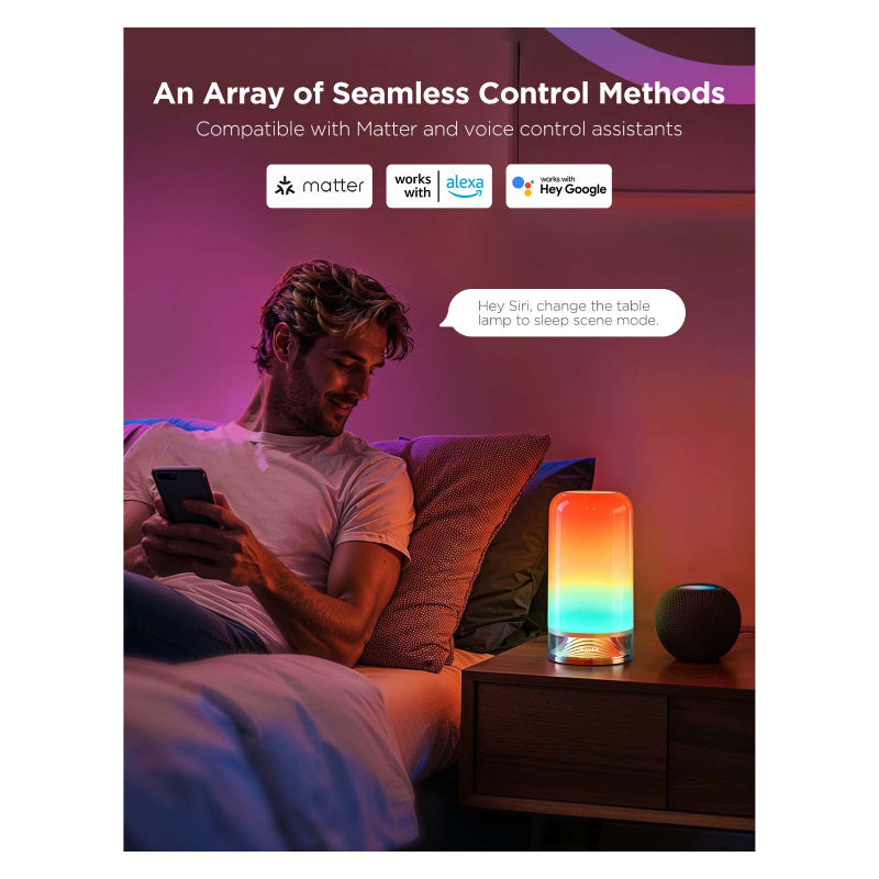Govee Aura Smart Table Lamp - Wi-Fi / Bluetooth / RGBICWW