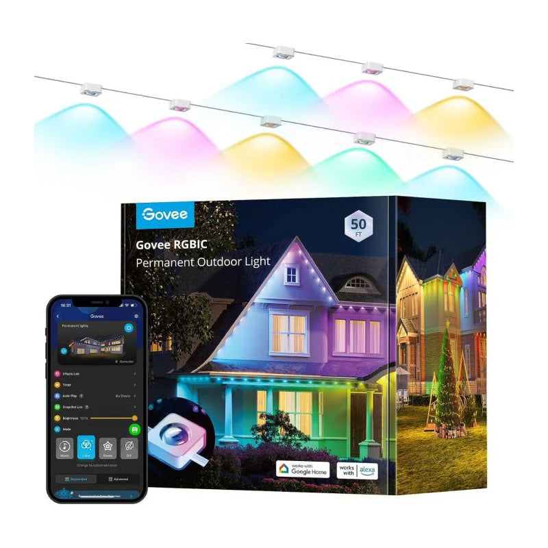 Govee Permanent Outdoor Lights - 15 Meter / RGBIC
