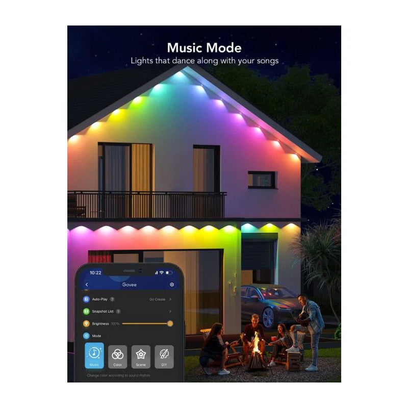 Govee Permanent Outdoor Lights - 15 Meter / RGBIC