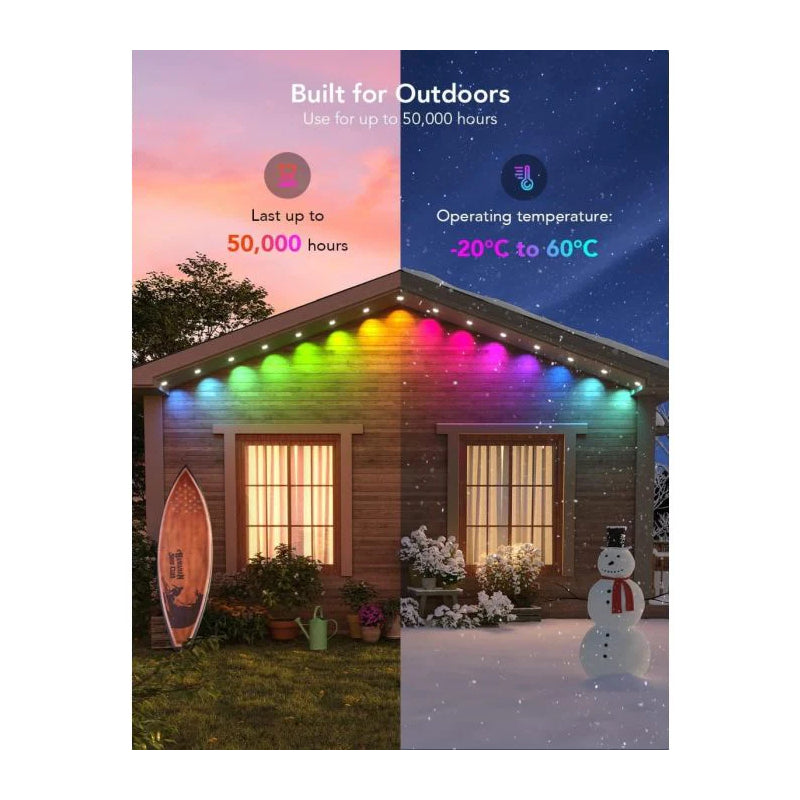 Govee Permanent Outdoor Lights - 15 Meter / RGBIC