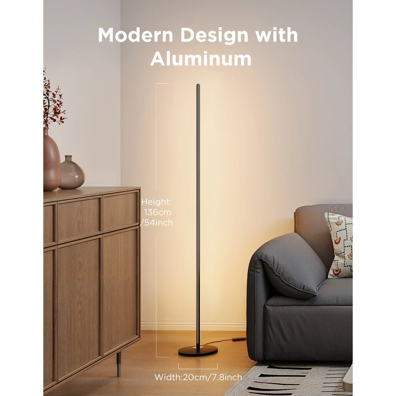Govee Smart Corner Floor Lamp - Wi-Fi / Bluetooth / RGBICW