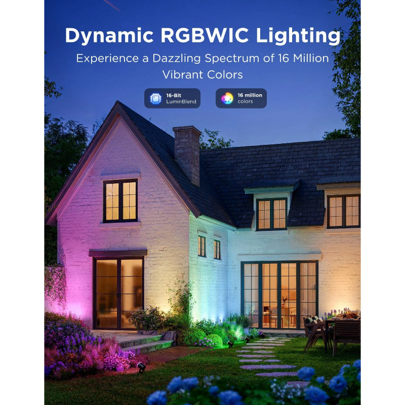 Govee Outdoor Spotlights - RGBWIC / Pack Of 2