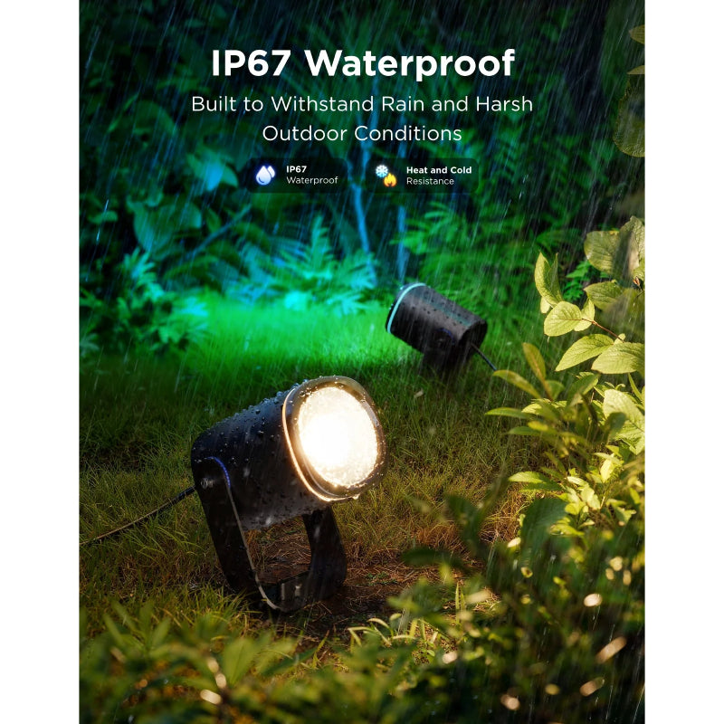 Govee Outdoor Spotlights - RGBWIC / Pack Of 2