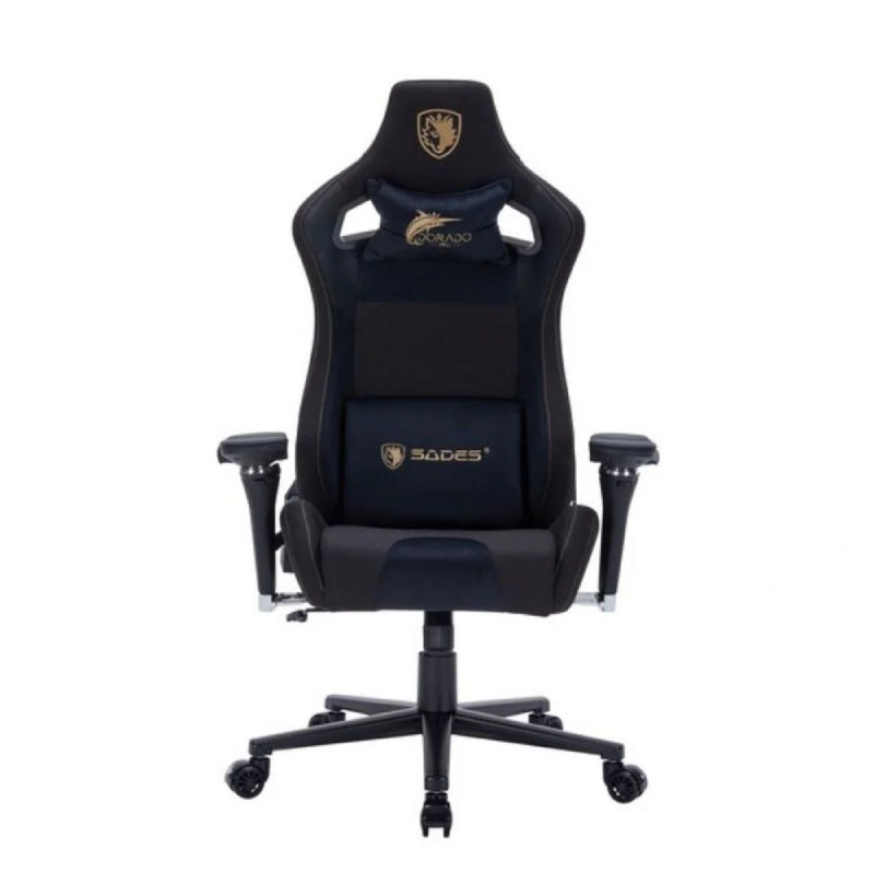 SADES Dorado PRO Gaming Chair With 6D Adjustable Armrests - Black