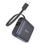SIA Volt Link SIPB35WTC-GR Power Bank With Built-In Cable - 10000mAh / 35W / USB-C / Gray