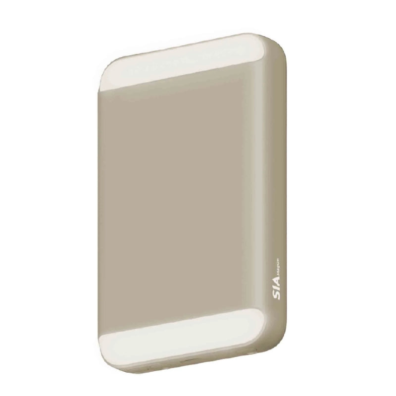 SIA MagOn SIPBMG8LD-BEG Magnetic Wireless Power Bank - 8000mAh / USB-C / Beige