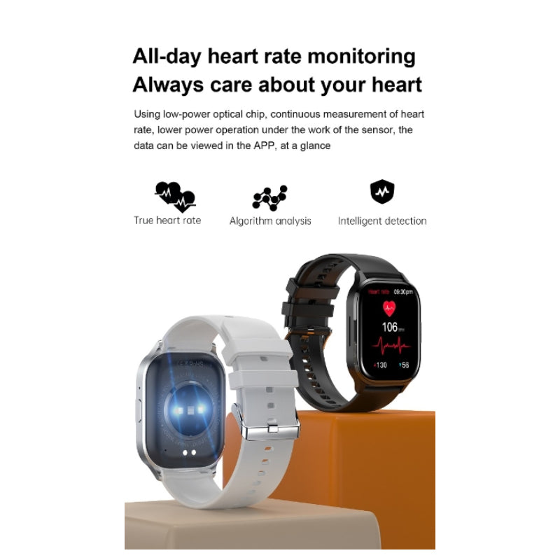 SIA SW 8002 Smart Watch - 2.01" AMOLED / Black