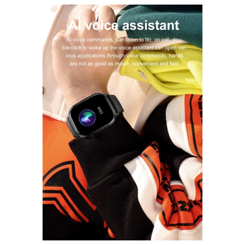 SIA SW 8002 Smart Watch - 2.01" AMOLED / Black