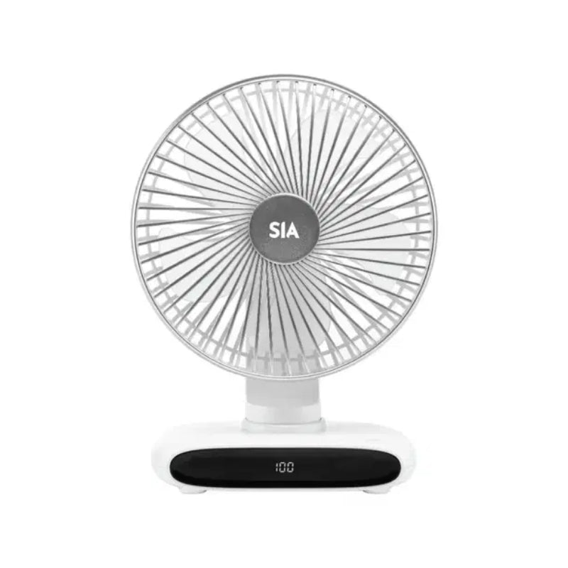 SIA SIFAND1 Rechargeable Desktop Fan - 3600mAh / White
