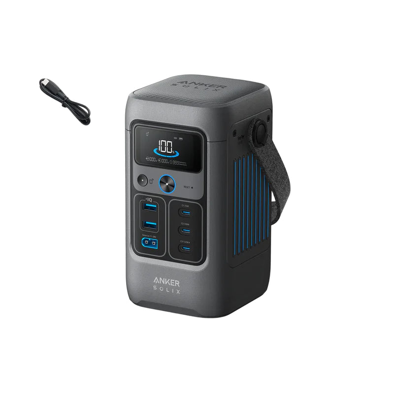Anker SOLIX C200 DC Portable Power Station - 192Wh / 200W / Dark Gray