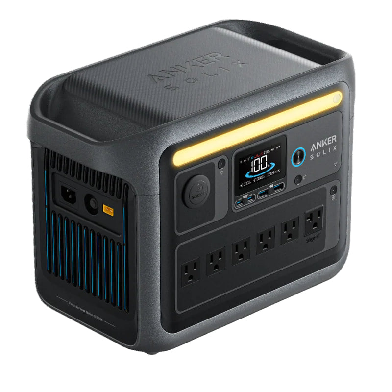 Anker SOLIX C1000 Portable Power Station - 1800W / 1056Wh / Black
