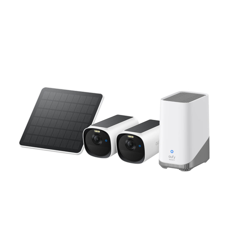 Eufy Cam E40 2-Cam Kit (HomeBase™ S380 and Solar Panel) - USB-C / White