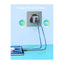 RAVPower Pioneer 2-Port Wall Charger - 35W / USB-A / USB-C / Black