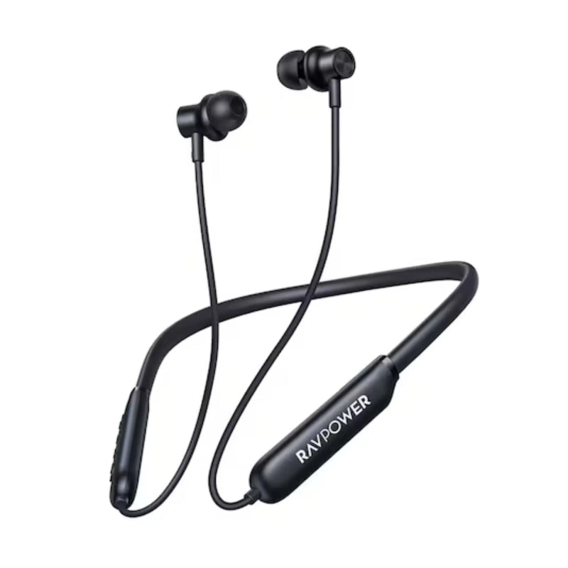 RAVPower RP-BH1008 Wireless Stereo Neckband - Bluetooth / 250mAh / Black