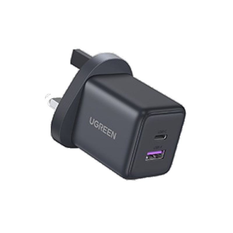 UGREEN 2-Port GaN Fast Charger - 30W / Space Grey