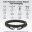 ZLOS Super Fast Charging Cable - 100W / USB-C / 1.2 Meter / Black