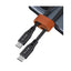 ZLOS Charging Cable With Leather Strap - USB-C / 1.2 Meter / Black