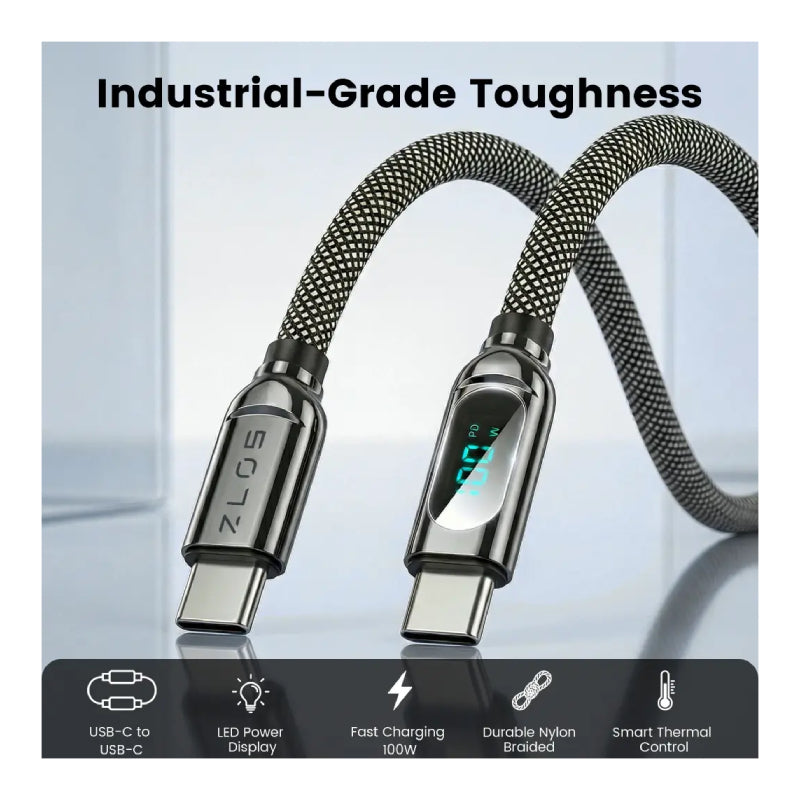 ZLOS PowerSync Display Cable - USB-C / Black